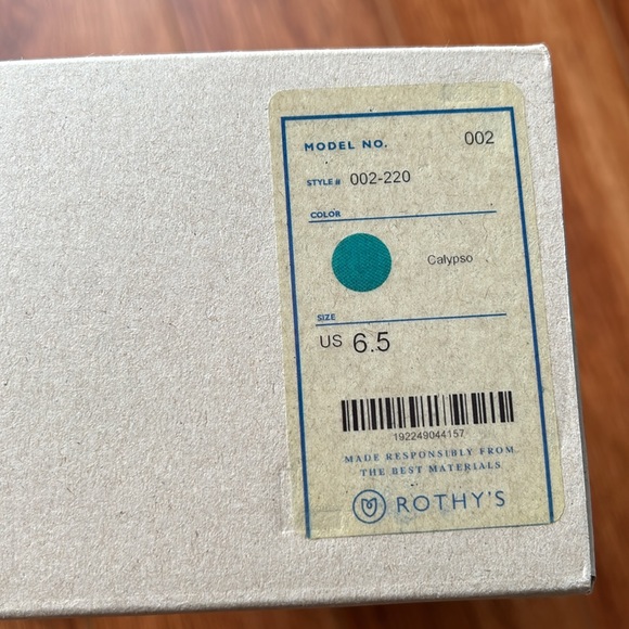 Rothy’s The Point Calypso Teal 6.5 EUC - Picture 10 of 10